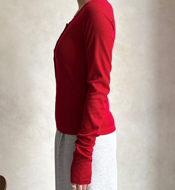  「【WEB限定】ヘンリーネックリブニット」|ニット・セーター|