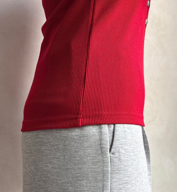  「【WEB限定】ヘンリーネックリブニット」|ニット・セーター|