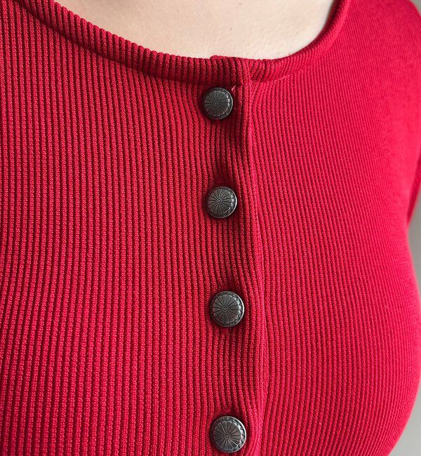  「【WEB限定】ヘンリーネックリブニット」|ニット・セーター|