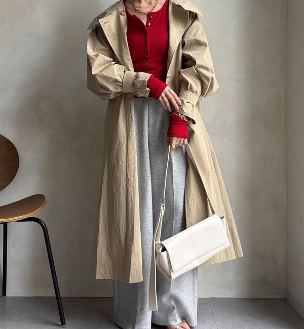  「【WEB限定】ヘンリーネックリブニット」|ニット・セーター|