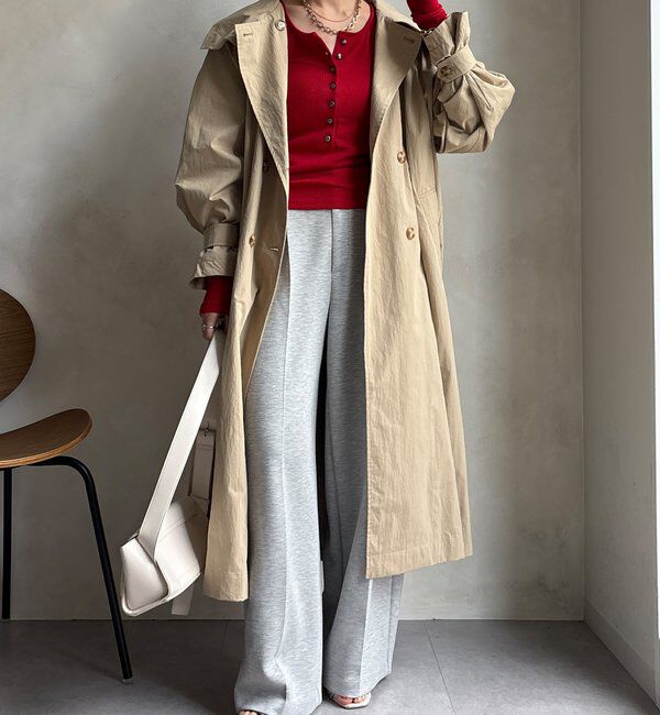  「【WEB限定】ヘンリーネックリブニット」|ニット・セーター|