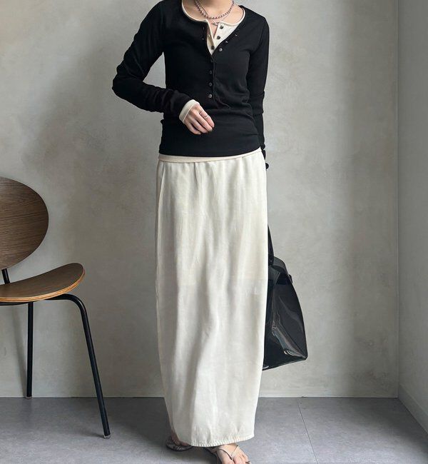  「【WEB限定】ヘンリーネックリブニット」|ニット・セーター|