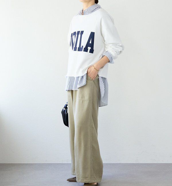  「【新色追加/Yossshiiii企画】ワイドロゴカットオフスエット」|Tシャツ・カットソー|