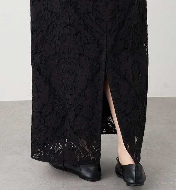  「【a Nice （ア ・ニース）】クラフトレーススカート」|スカート|