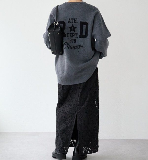  「【a Nice （ア ・ニース）】クラフトレーススカート」|スカート|