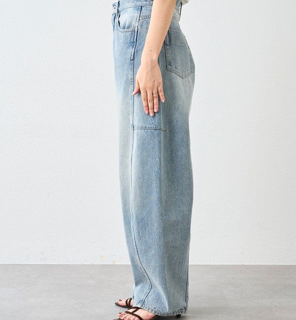  「【トレンド感ある着こなしに】ソフトバレルデニム」|デニム|