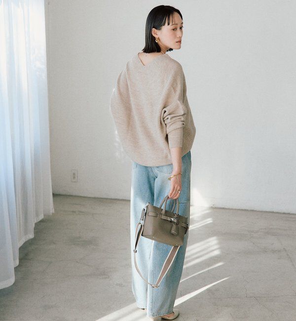  「【トレンド感ある着こなしに】ソフトバレルデニム」|デニム|