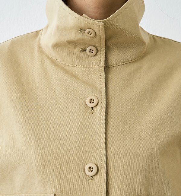  「予約【A・MONN(アモン)】ミリタリースタンドシャツ」|シャツ・ブラウス|