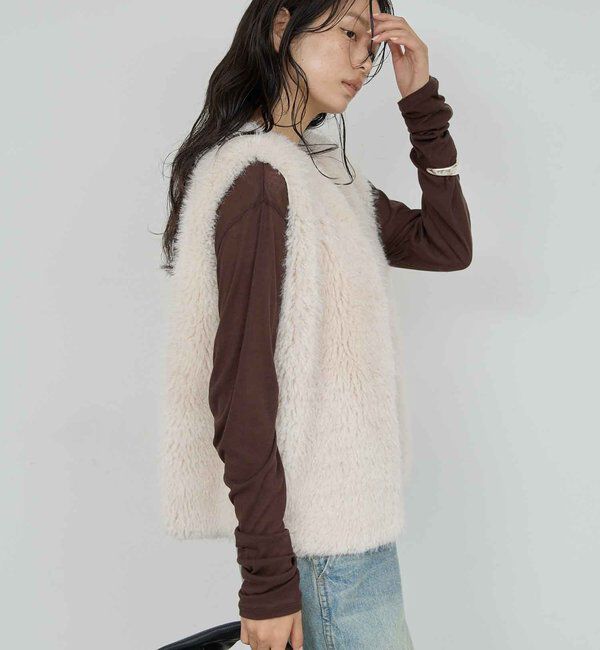  「フェイクカシミヤベスト」|ベスト・ジレ|