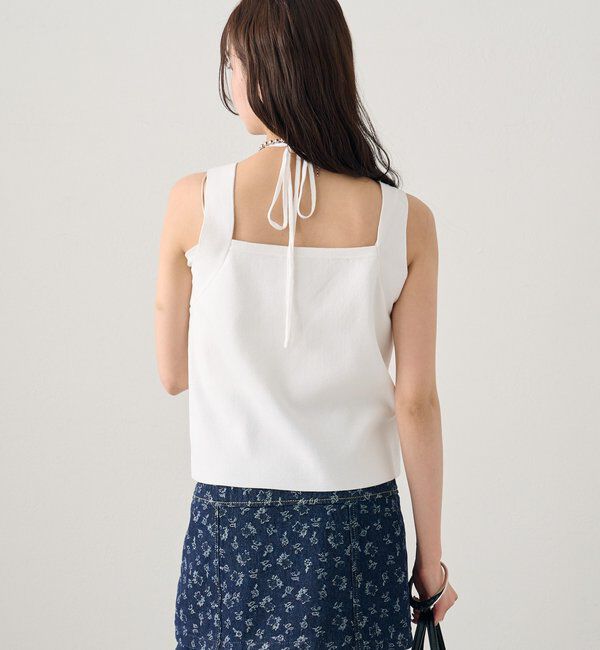  「ホルターニットタンクトップ」|キャミソール|