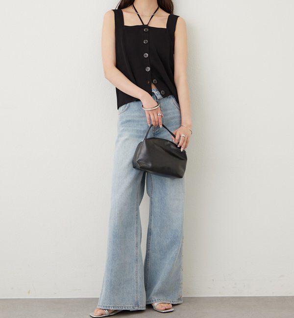  「ホルターニットタンクトップ」|キャミソール|