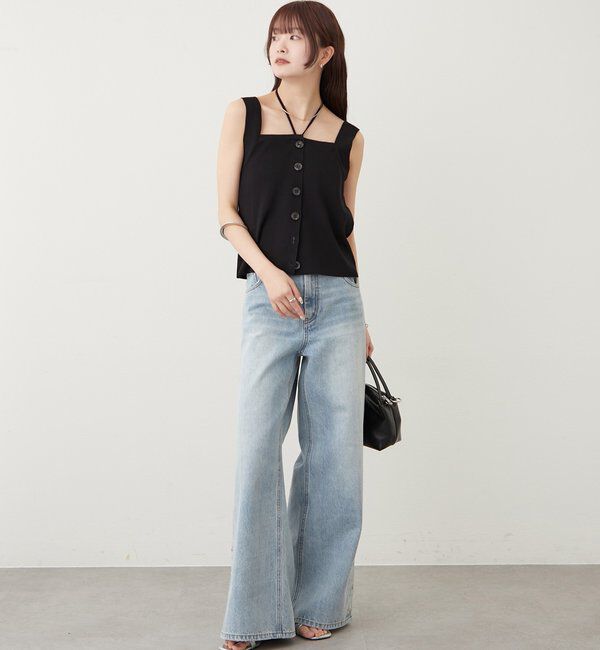  「ホルターニットタンクトップ」|キャミソール|