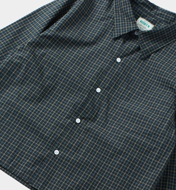  「【KOOKY'N/クーキー】クロップドチェックシャツ　※２サイズ展開」|シャツ・ブラウス|