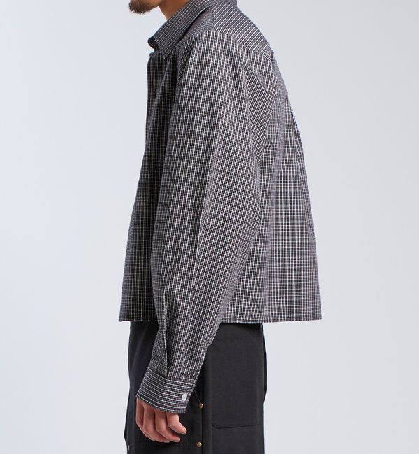  「【KOOKY'N/クーキー】クロップドチェックシャツ　※２サイズ展開」|シャツ・ブラウス|