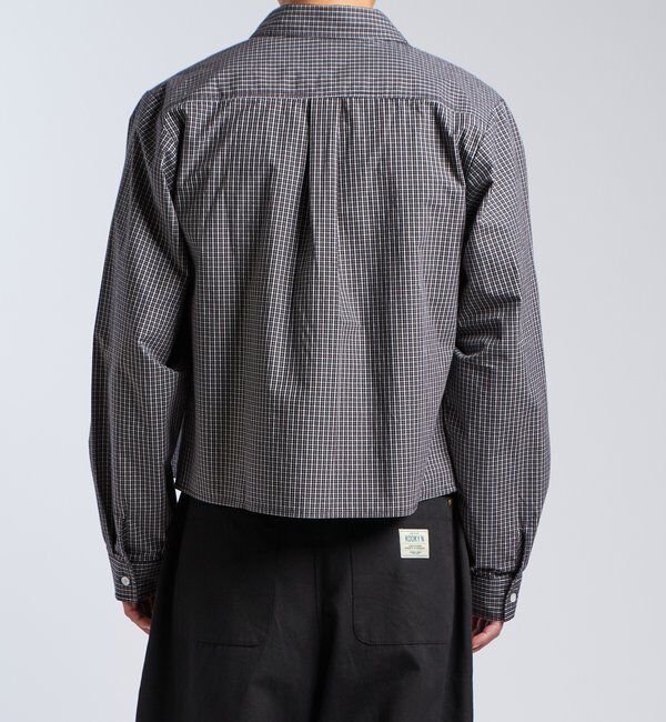  「【KOOKY'N/クーキー】クロップドチェックシャツ　※２サイズ展開」|シャツ・ブラウス|