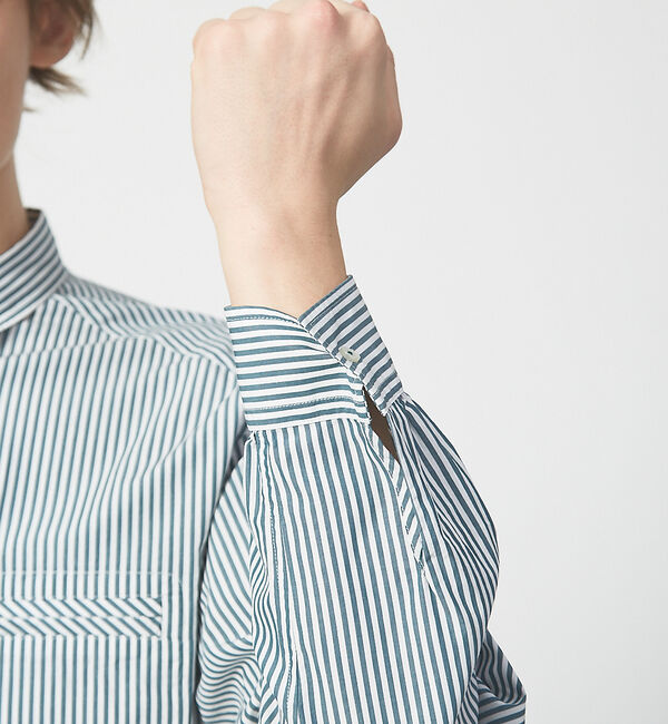ABAHOUSE「ロンドンストライプ ZIPポケット シャツ」|シャツ・ブラウス|