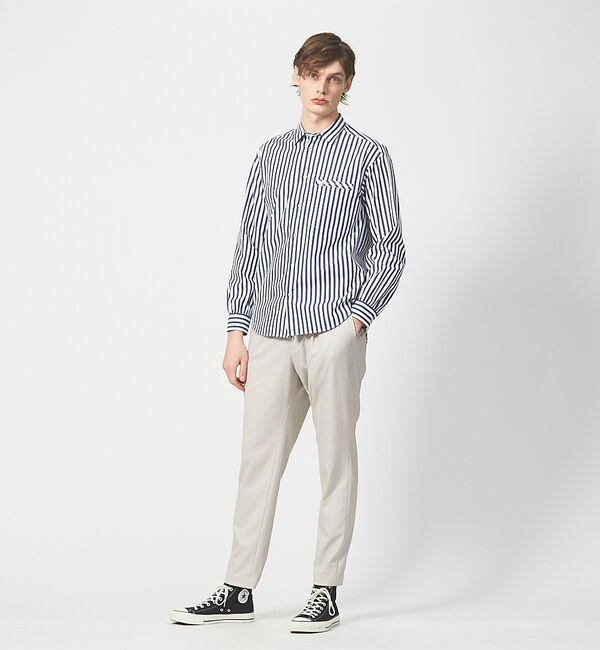 ABAHOUSE「ロンドンストライプ ZIPポケット シャツ」|シャツ・ブラウス|