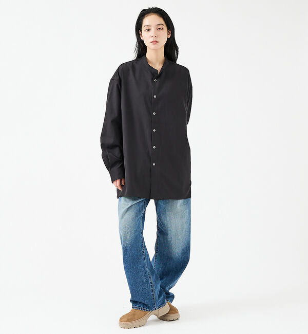 ABAHOUSE「【FORTUNA / フォルトゥナ】WOOLLY TECツイルシャツ/ウーリーテ」|シャツ・ブラウス|