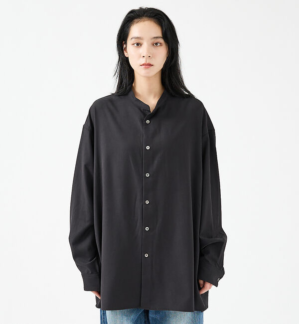 ABAHOUSE「【FORTUNA / フォルトゥナ】WOOLLY TECツイルシャツ/ウーリーテ」|シャツ・ブラウス|