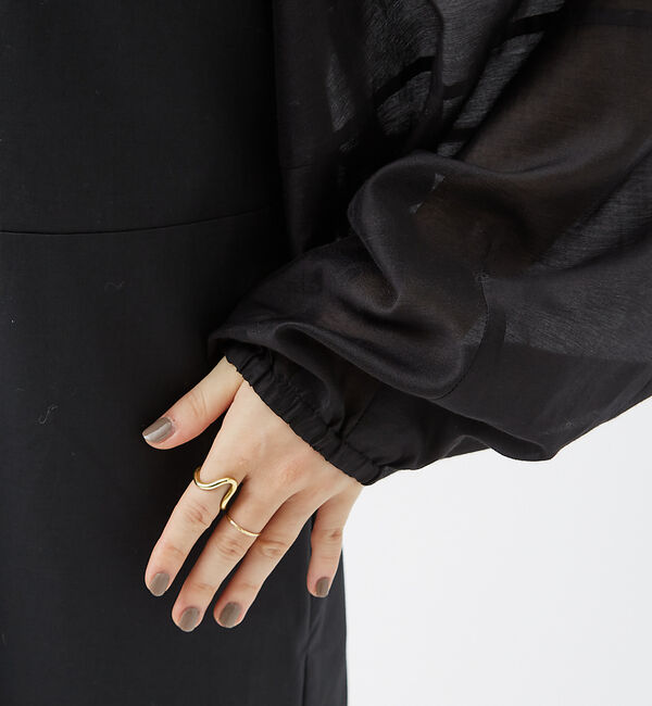 Rouge vif「バルーンシアースリーブワンピース」|ワンピース|