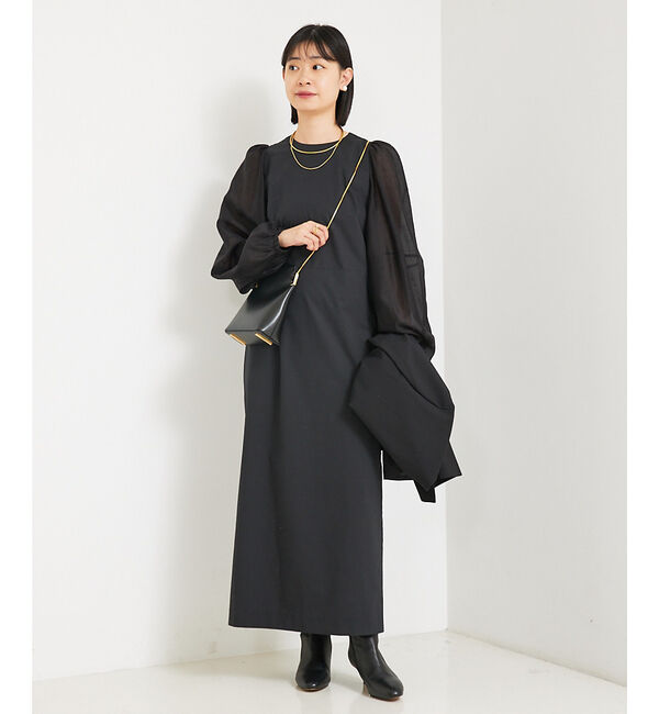 Rouge vif「バルーンシアースリーブワンピース」|ワンピース|