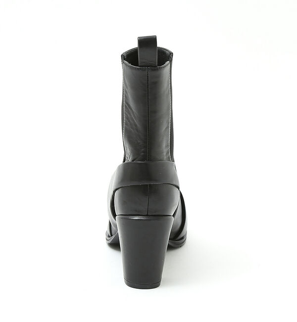 AU BANNISTER「【スノーソール】変形サイドゴアヒールブーツ」|ショートブーツ|