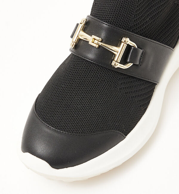 AU BANNISTER「【最高スニーカー】ビット付きストレッチシューズ」|スニーカー|