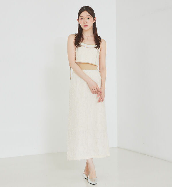 SELFIST「パイピングジャガードビスチェ」|シャツ・ブラウス|