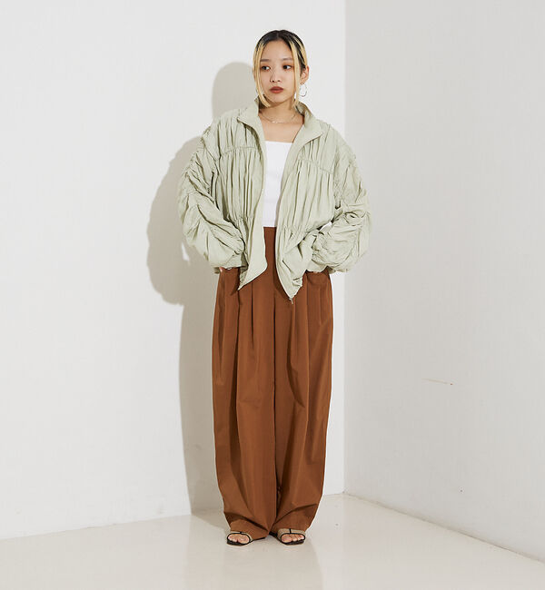 NOMINE「シャーリング ブルゾン」|ブルゾン・スタジャン|