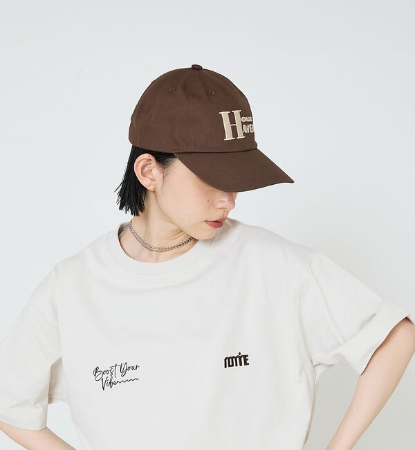 NOMINE「【LY】Boeken cap　レトロ 刺繍 ロゴ キャップ」|その他|