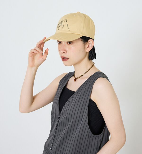 NOMINE「【LY】Letter cap　レトロ 刺繍 ロゴ キャップ」|その他|