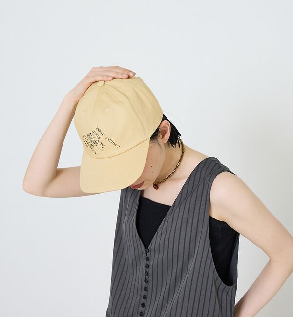 NOMINE「【LY】Letter cap　レトロ 刺繍 ロゴ キャップ」|その他|