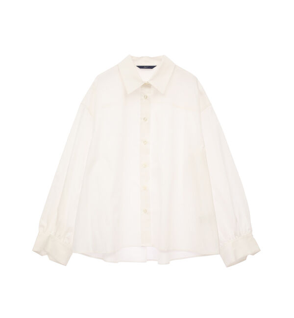 Soffitto「高密度ブロードフレアシャツ」|シャツ・ブラウス|