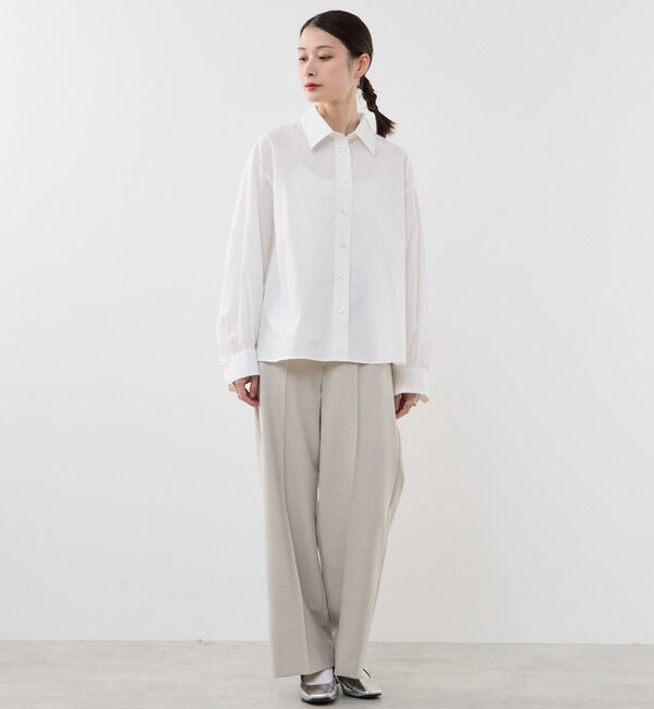 Soffitto「高密度ブロードフレアシャツ」|シャツ・ブラウス|