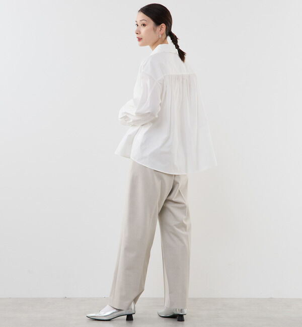 Soffitto「高密度ブロードフレアシャツ」|シャツ・ブラウス|