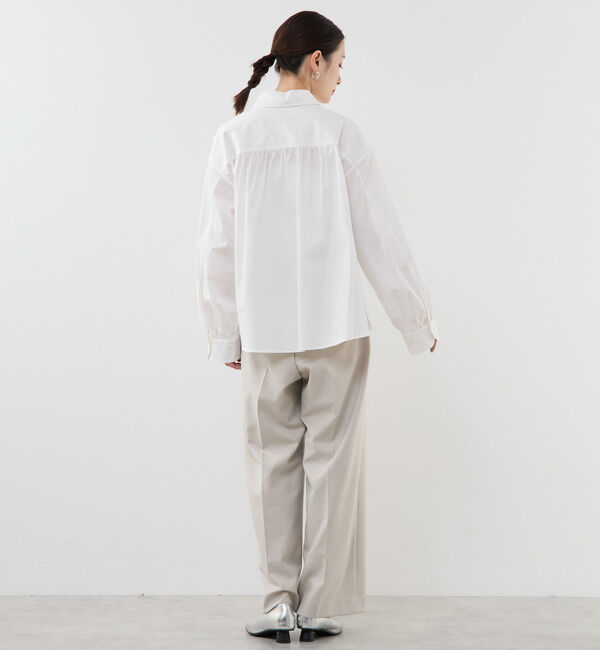 Soffitto「高密度ブロードフレアシャツ」|シャツ・ブラウス|
