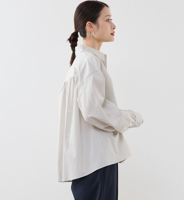 Soffitto「高密度ブロードフレアシャツ」|シャツ・ブラウス|