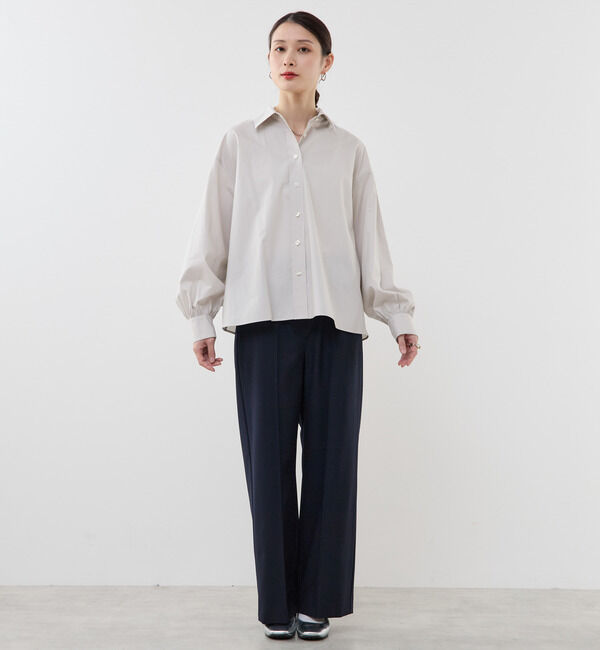 Soffitto「高密度ブロードフレアシャツ」|シャツ・ブラウス|