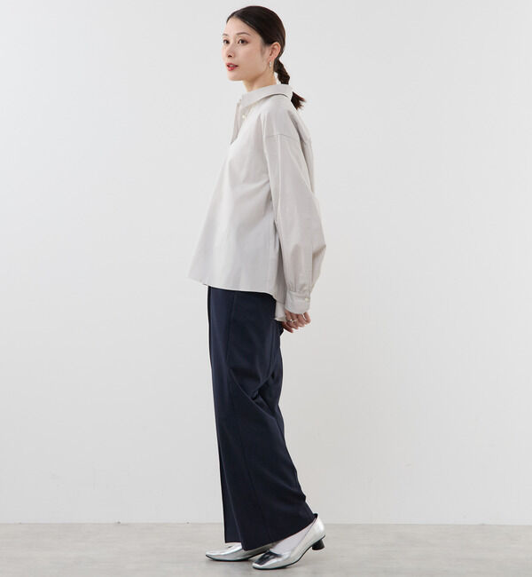 Soffitto「高密度ブロードフレアシャツ」|シャツ・ブラウス|