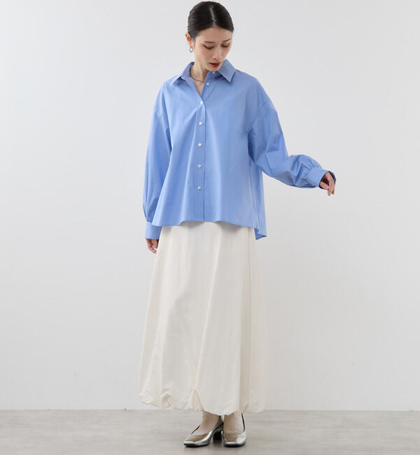 Soffitto「高密度ブロードフレアシャツ」|シャツ・ブラウス|