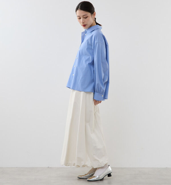 Soffitto「高密度ブロードフレアシャツ」|シャツ・ブラウス|