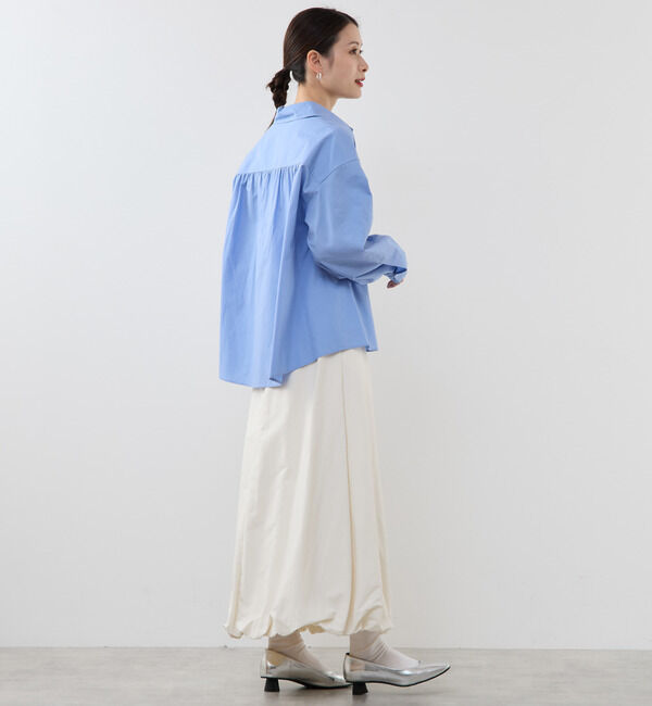 Soffitto「高密度ブロードフレアシャツ」|シャツ・ブラウス|