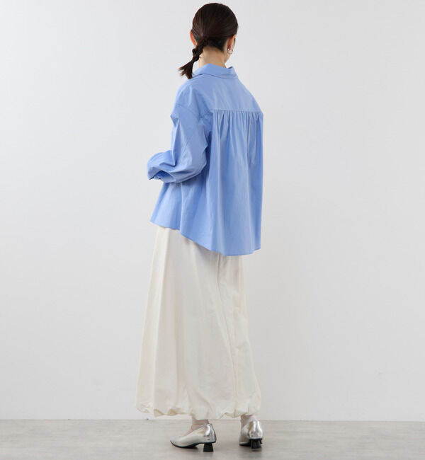 Soffitto「高密度ブロードフレアシャツ」|シャツ・ブラウス|