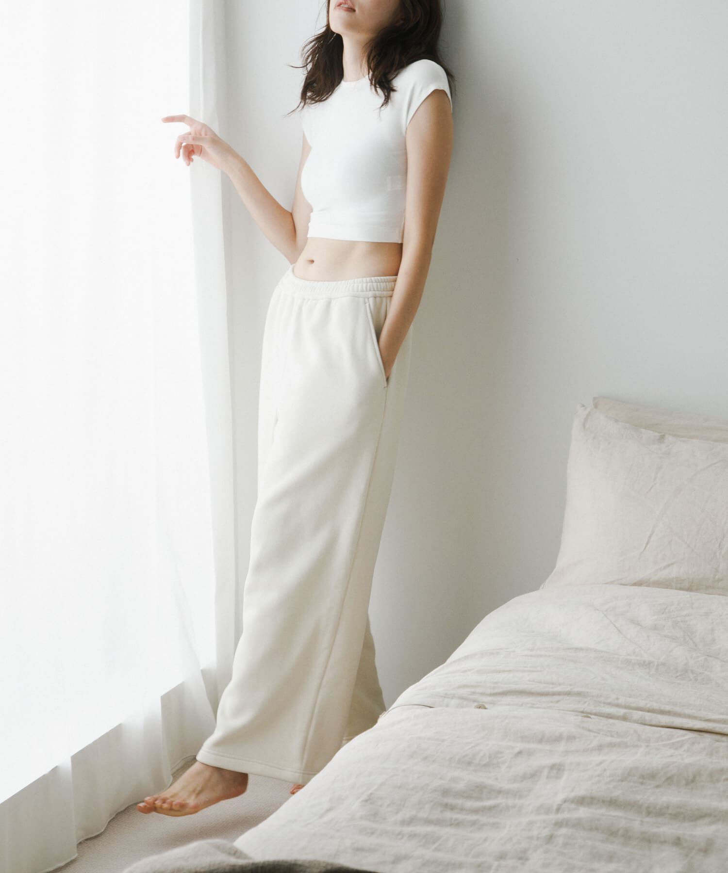 URBAN RESEARCH「『別注』THOUSAND MILE&times;URBAN RESEARCH　KNIT FREECE LONG PANTS」|その他|