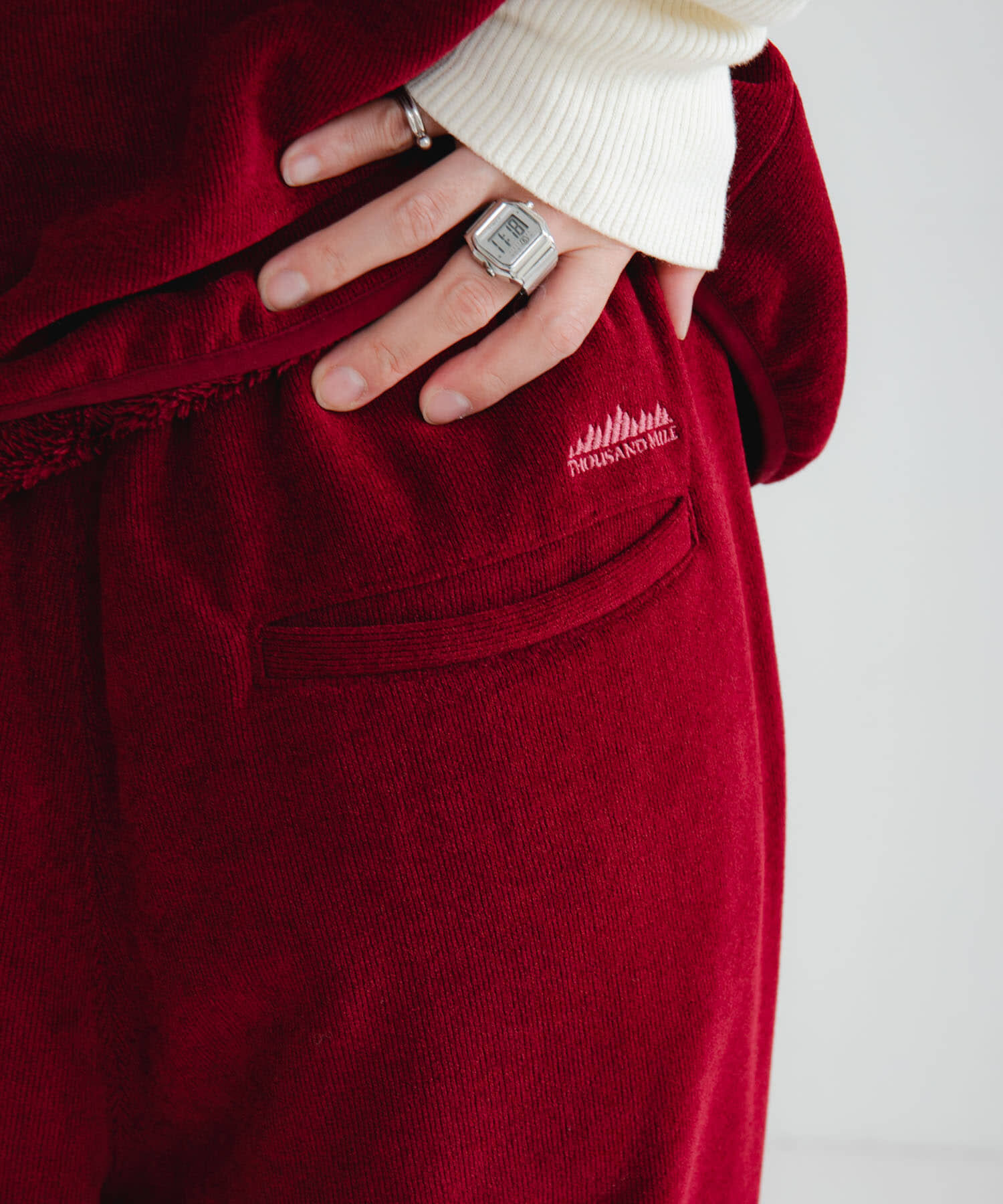 URBAN RESEARCH「『別注』THOUSAND MILE&times;URBAN RESEARCH　KNIT FREECE LONG PANTS」|その他|