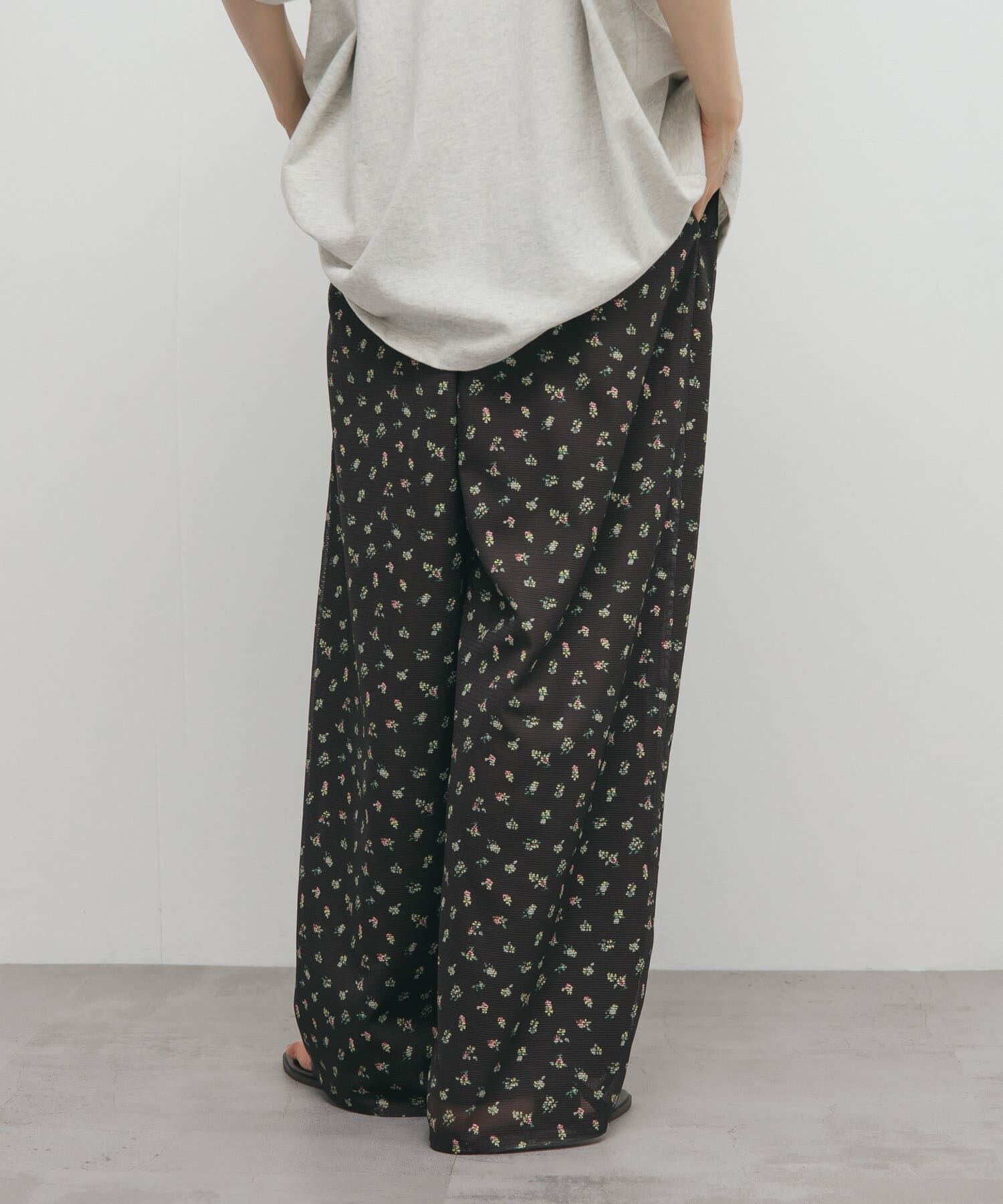  「フラワープリントメッシュパンツ」|その他|