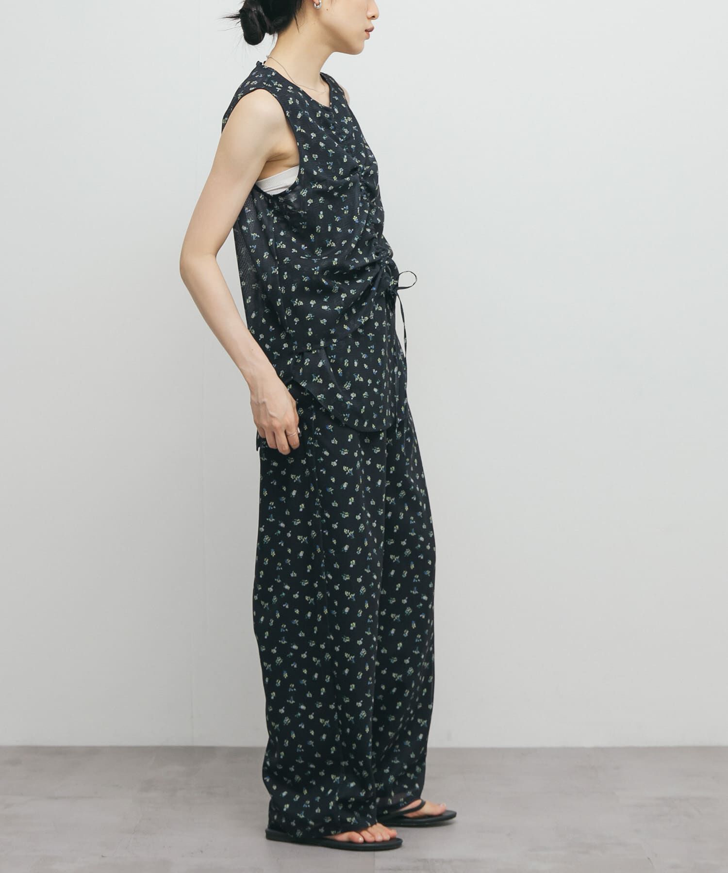  「フラワープリントメッシュパンツ」|その他|