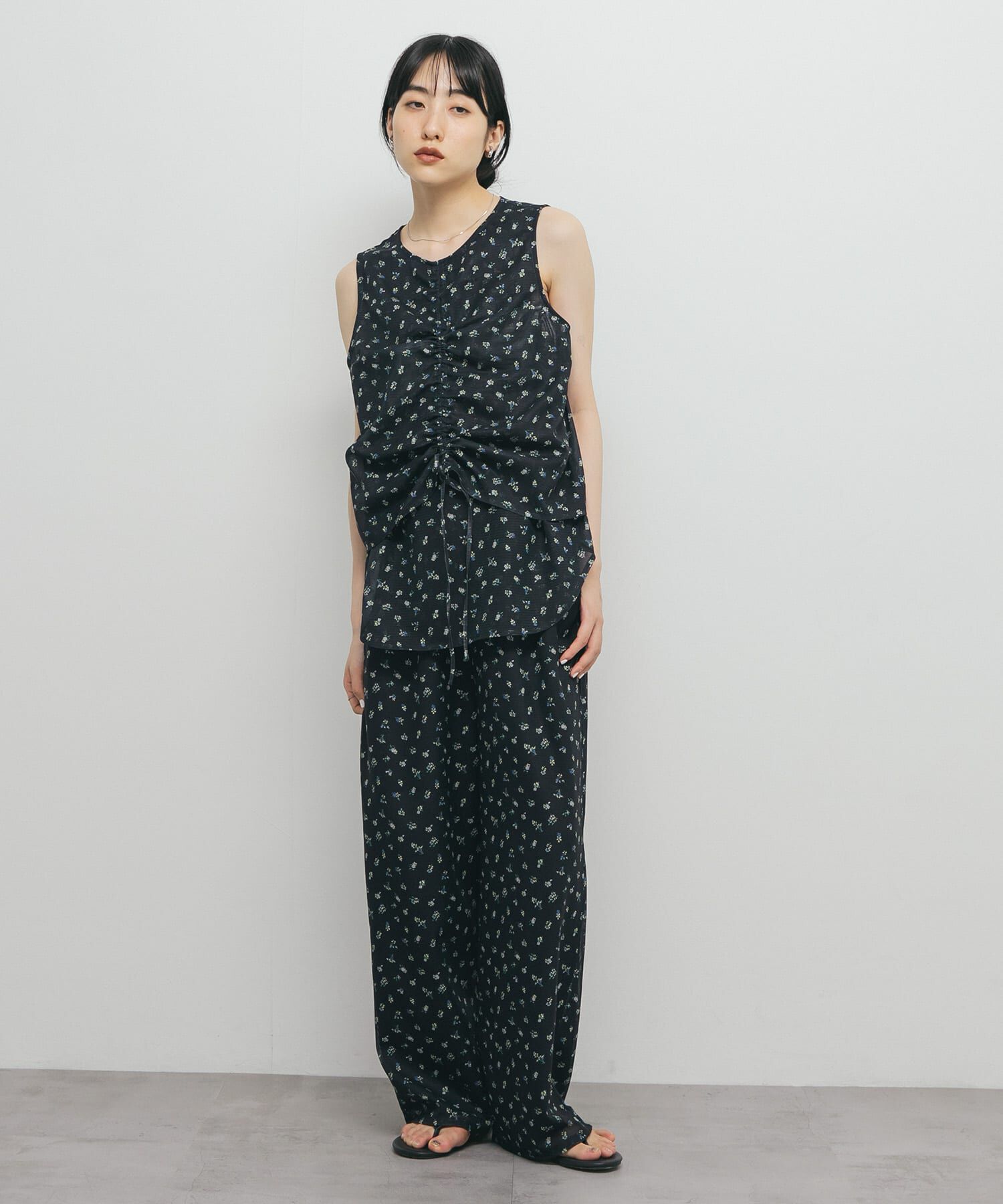  「フラワープリントメッシュパンツ」|その他|