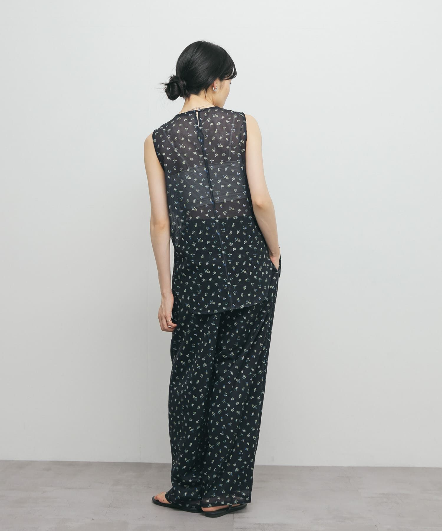  「フラワープリントメッシュパンツ」|その他|