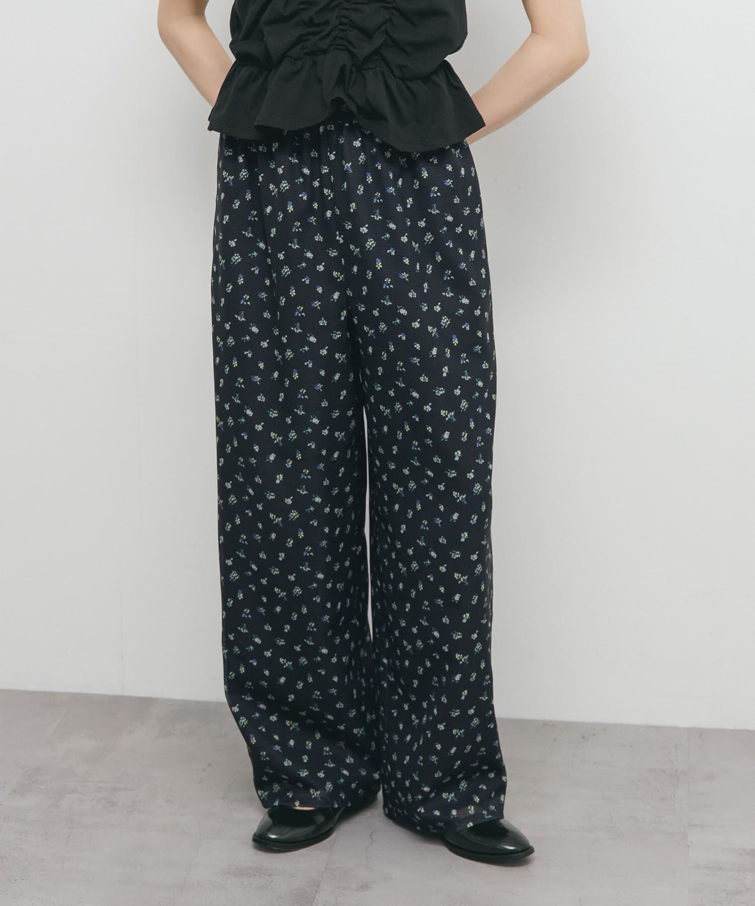  「フラワープリントメッシュパンツ」|その他|